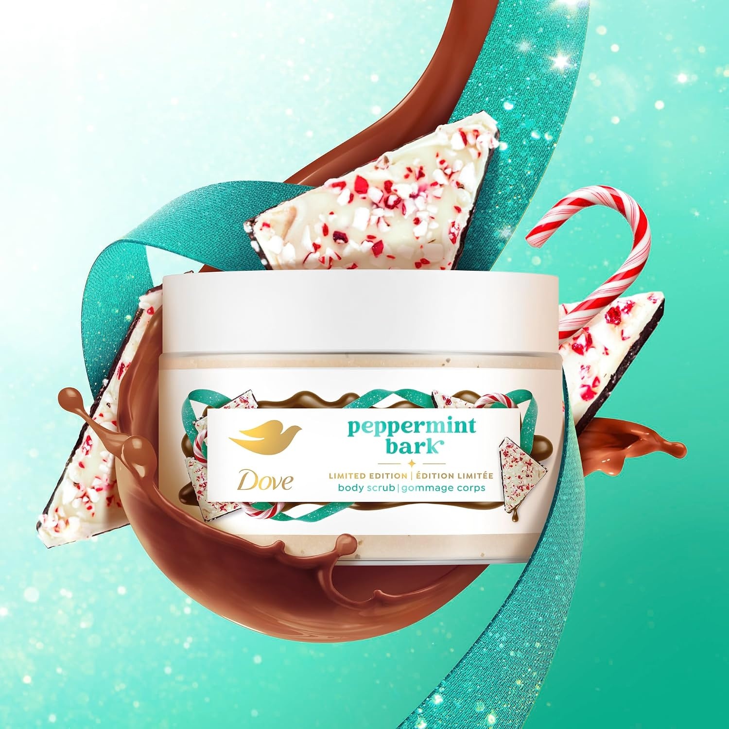 image:imageDove Treats Exfoliating Mini Body Scrub 4 Pack 35oz each