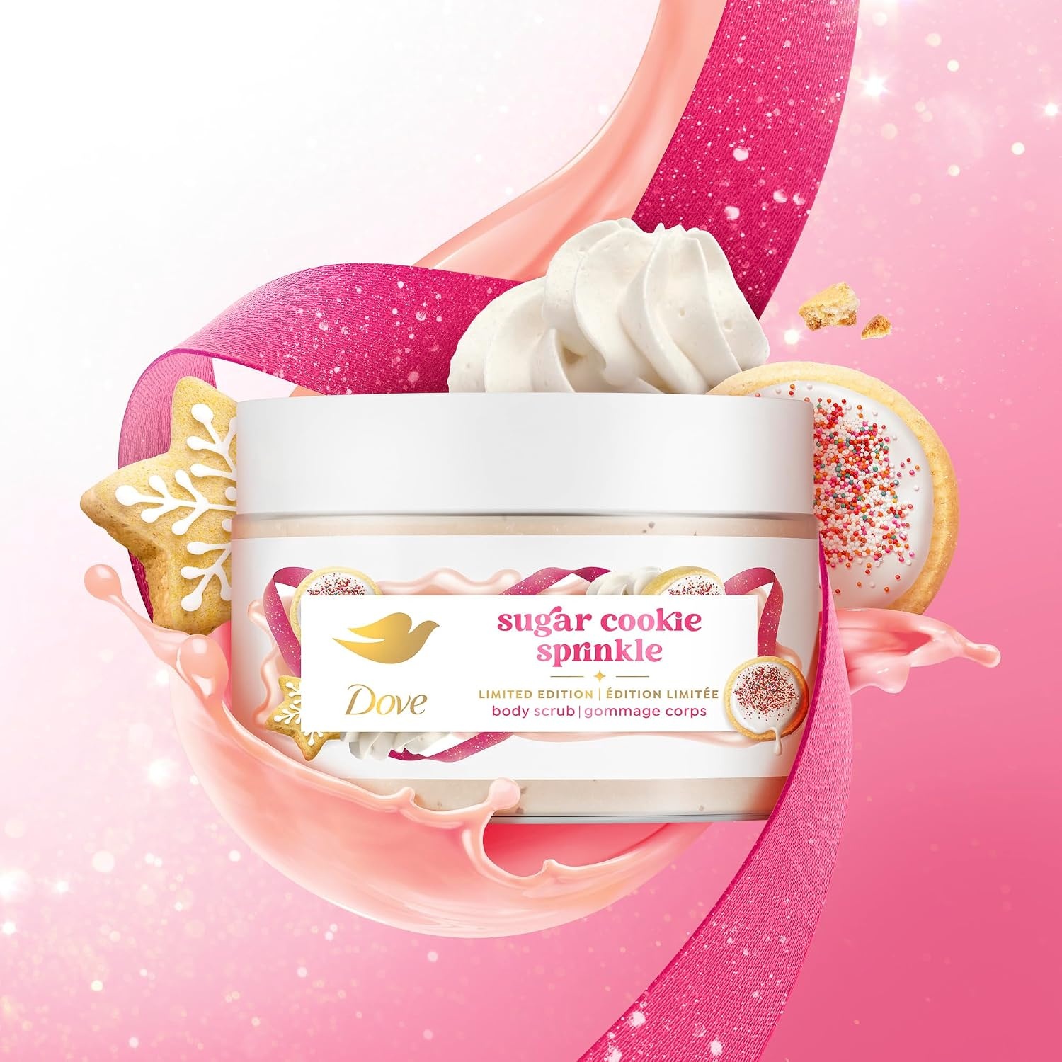 image:imageDove Treats Exfoliating Mini Body Scrub 4 Pack 35oz each