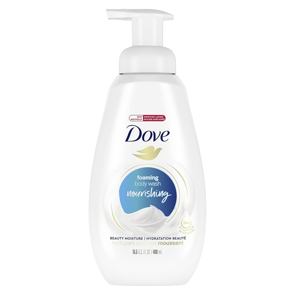 image:imageDove Instant Foaming Body Wash 4 Count for Soft Smooth Skin Deep Moisture Cleanser That Effectively Washes Away Bacteria While Nourishing Your Skin White 135 OzUnscented