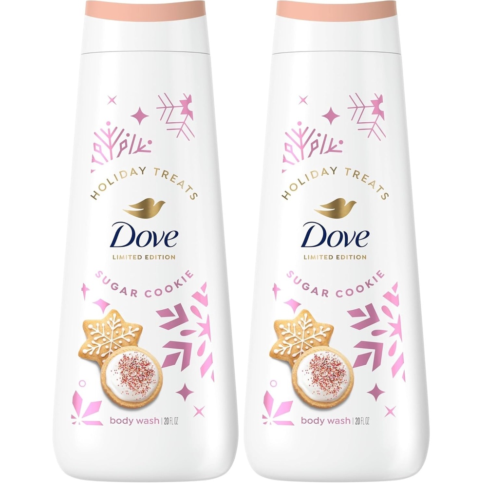 image:imageDove Limited Edition Holiday Treats Body Wash Sugar Cookie Sprinkle for Deep Nourishment 20 fl oz20 Fl Oz Pack of 2