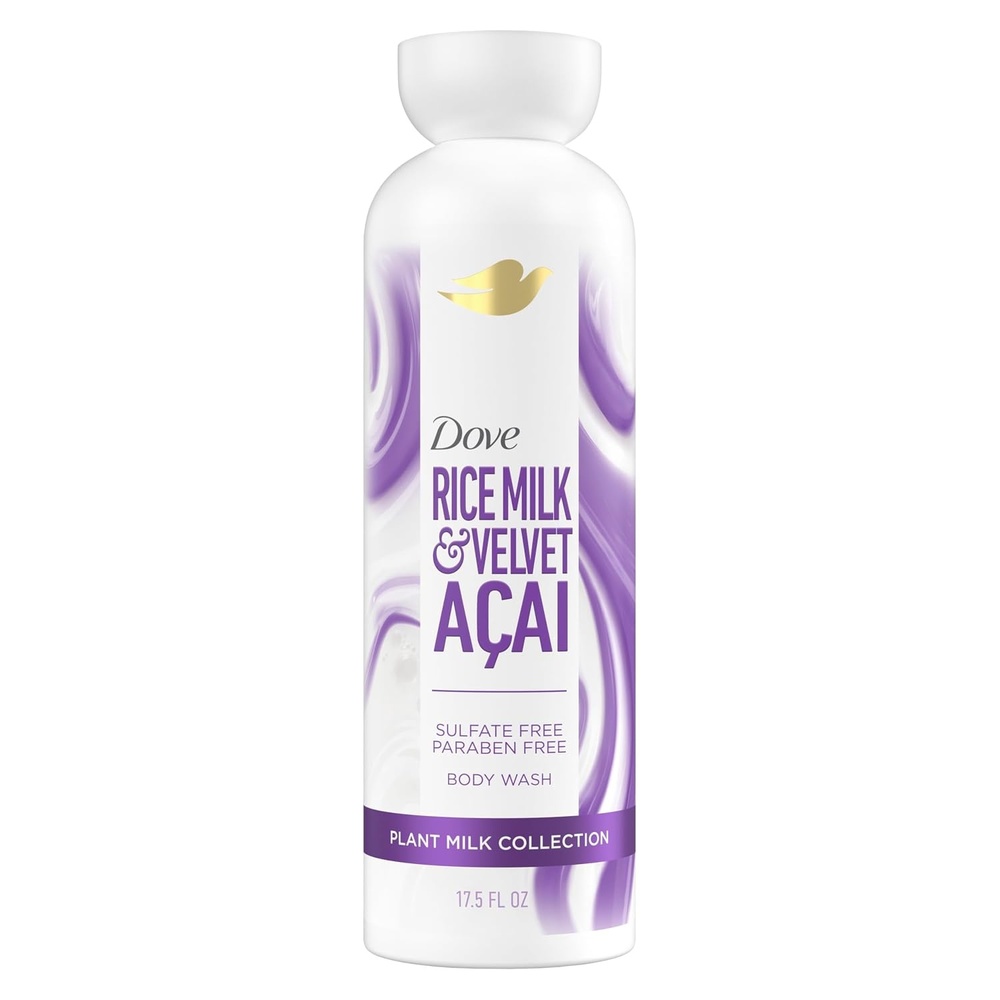 image:imageDove Plant Milk Cleansing Body Wash Acai amp Rice Milk For Women 175 fl oz