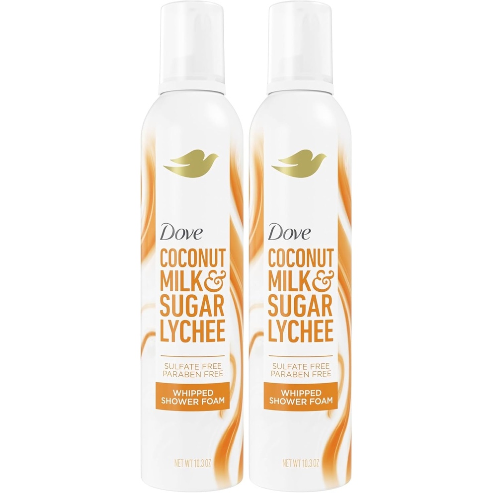 image:imageDove Whipped Shower Foam Coconut amp Lychee 103 OZ103 Ounce Pack of 2
