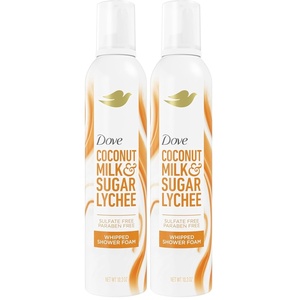 Dove Whipped Shower Foam Coconut & Lychee 10.3 OZ(10.3 Ounce (Pack of 2))