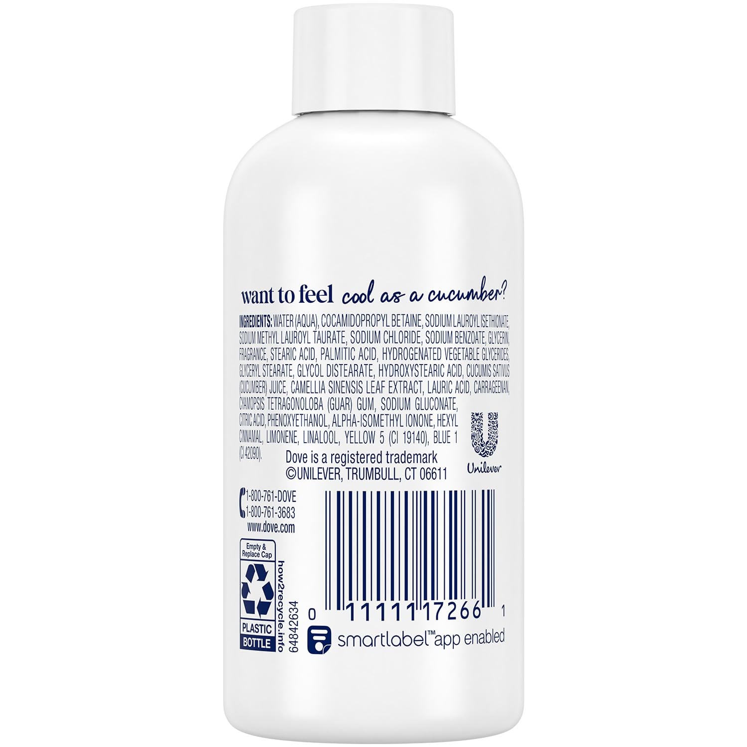 image:imageDove Body Wash Deep Moisture for 24hr LotionSoft Skin Moisturizing Skin Cleanser with No Sulfates No Parabens 3 ozCucumber Green Tea