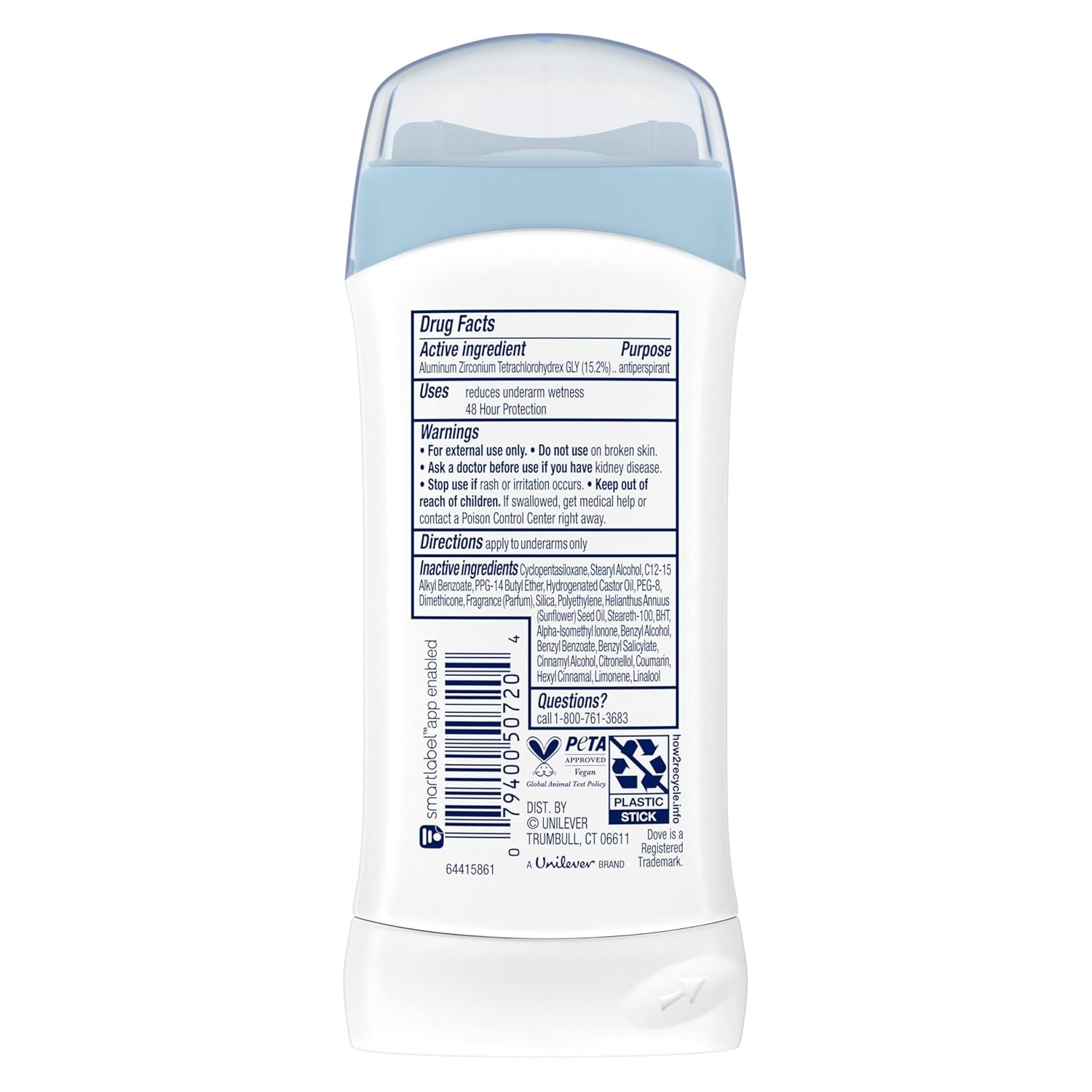 image:imageDove Powder Invisible Solid AntiPerspirant Deodorant 26 oz Pack of 626 Ounce Pack of 6