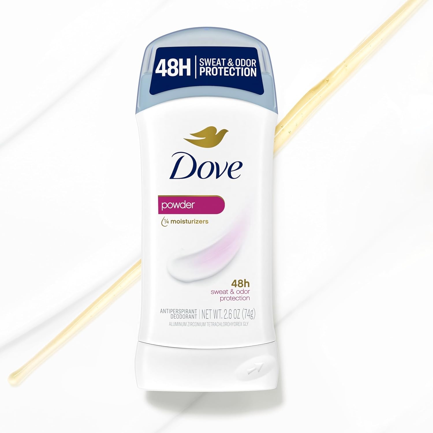 image:imageDove Powder Invisible Solid AntiPerspirant Deodorant 26 oz Pack of 626 Ounce Pack of 6