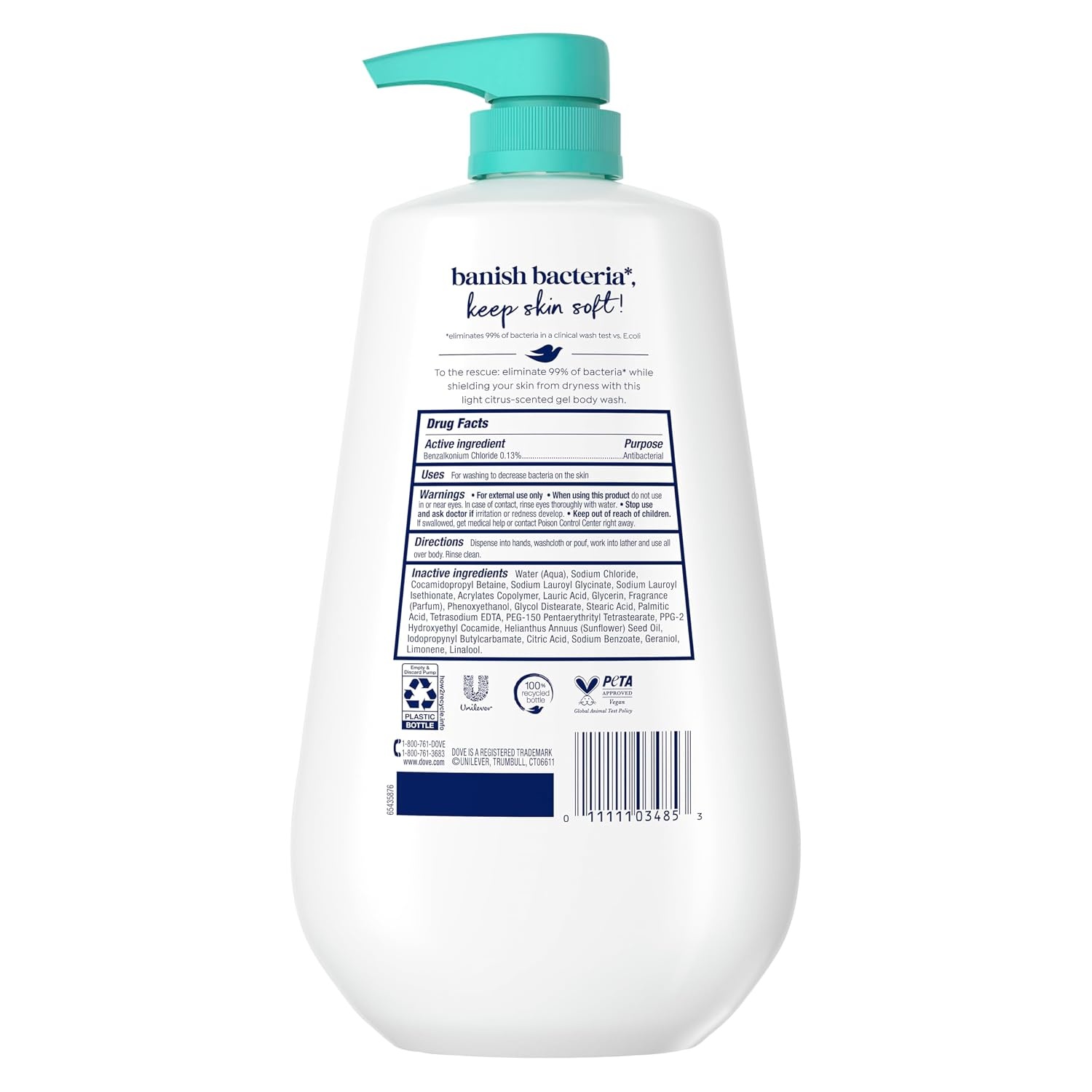 image:imageDove Body Wash Antibacterial For All Skin Types 306 oz Pump Sulfate Free