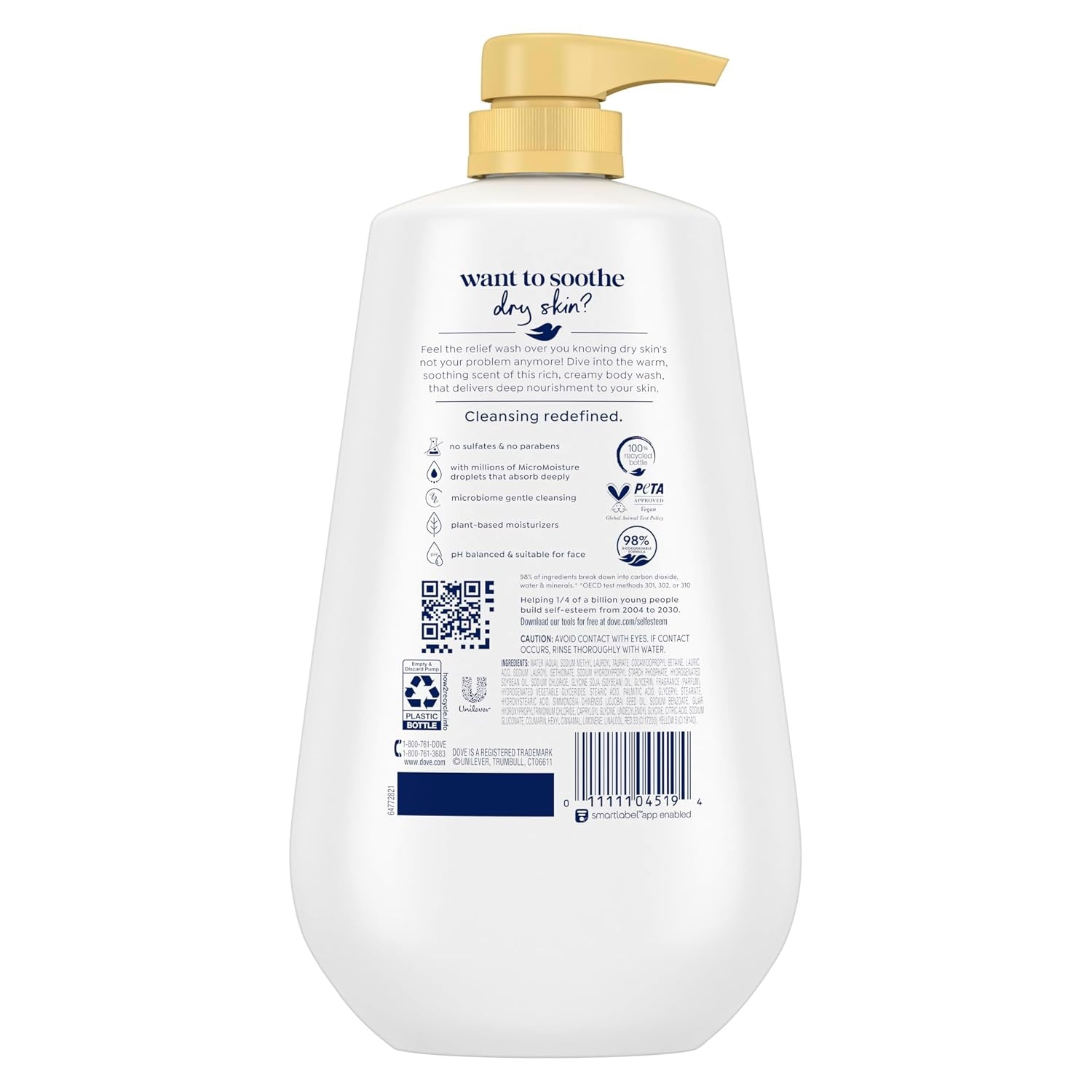 image:imageDove Dryness Relief Body Wash with Jojoba Oil 306 ozCoconut Hibiscus