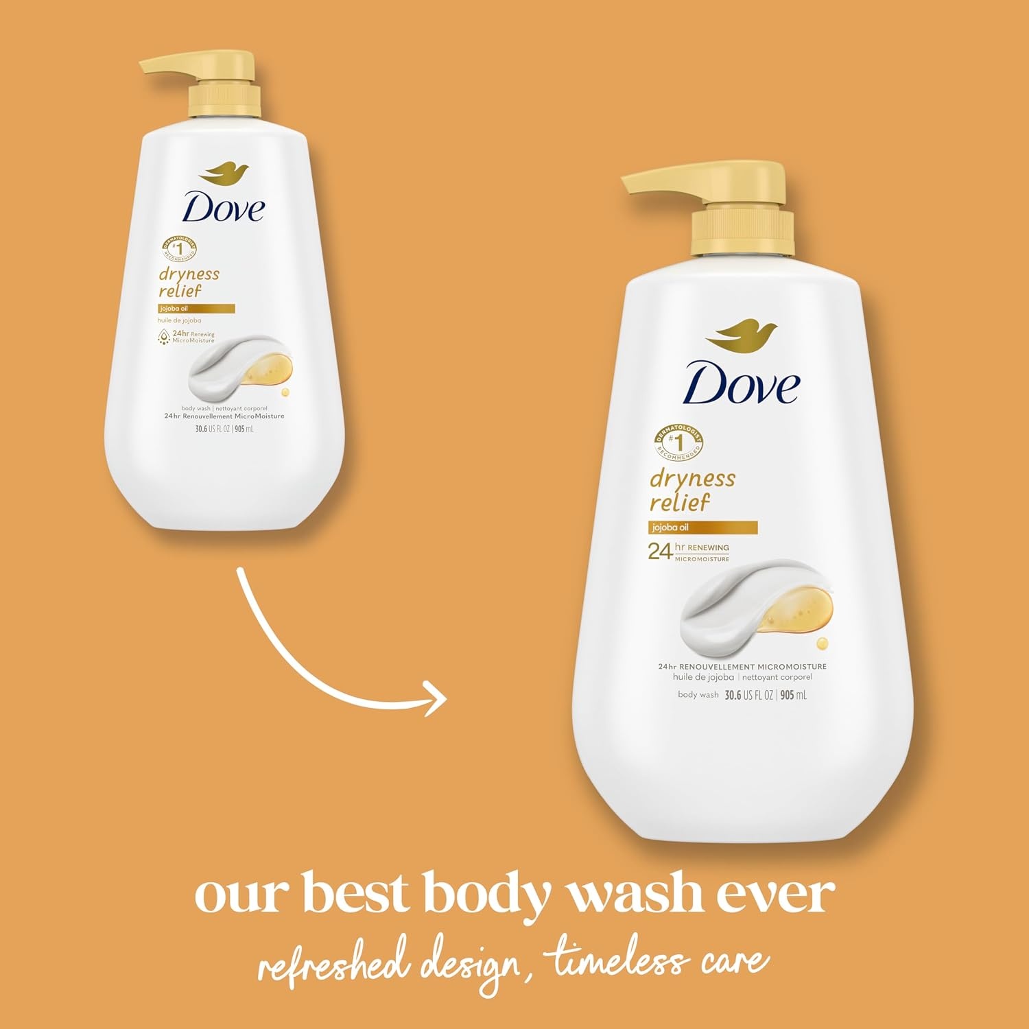 image:imageDove Dryness Relief Body Wash with Jojoba Oil 306 ozCoconut Hibiscus