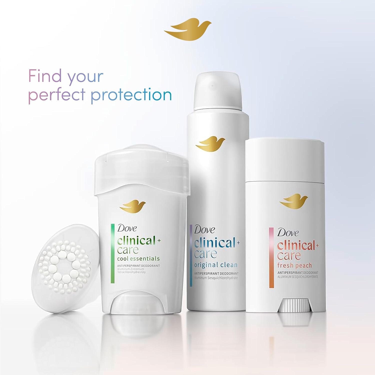 image:imageDove Clinical Care Soft Sensitive Antiperspirant Dry Spray 38 oz