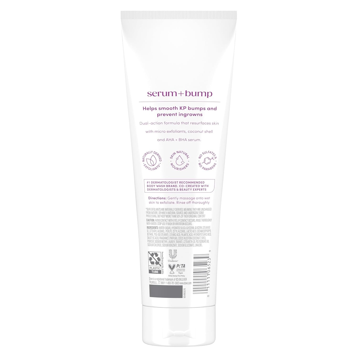 image:imageDove KP Bump Body Scrub with 10 AHA amp BHA For Rough Bumpy Skin Violet Woods Scent 85 OZ85 Ounce Pack of 1