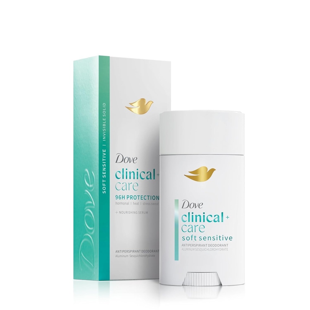image:imageDove Clinical  Care Soft Sensitive Antiperspirant Stick 26 oz