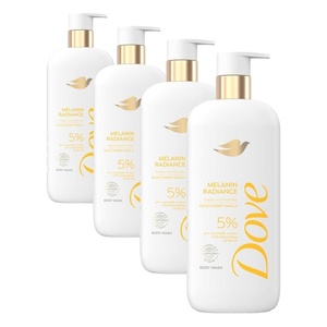 Dove Body Wash Melanin Radiance Nourishes for restored radiance 5% pro-ceramide serum with nourishing oil blend 18.5 oz(18.5 Fl Oz (Pack of 4))