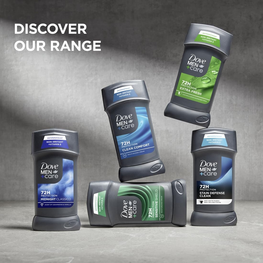 image:imageDOVE MEN CARE Antiperspirant Deodorant Stick Clean Comfort Twin Pack 72Hour Sweat amp Odor Protection Antiperspirant for Men With 14 Moisturizing Cream 27 oz54 Ounce Pack of 1
