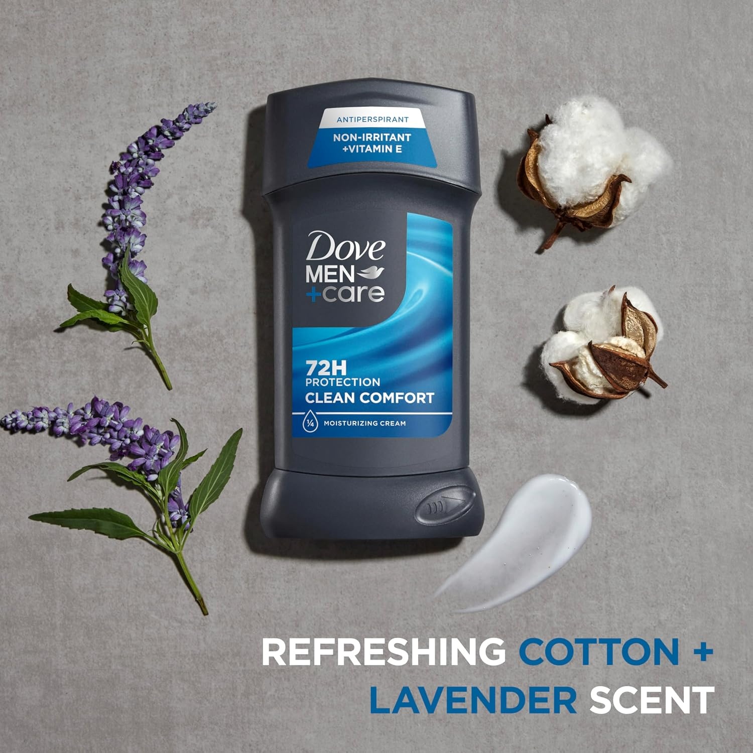 image:imageDOVE MEN CARE Antiperspirant Deodorant Stick Clean Comfort Twin Pack 72Hour Sweat amp Odor Protection Antiperspirant for Men With 14 Moisturizing Cream 27 oz54 Ounce Pack of 6