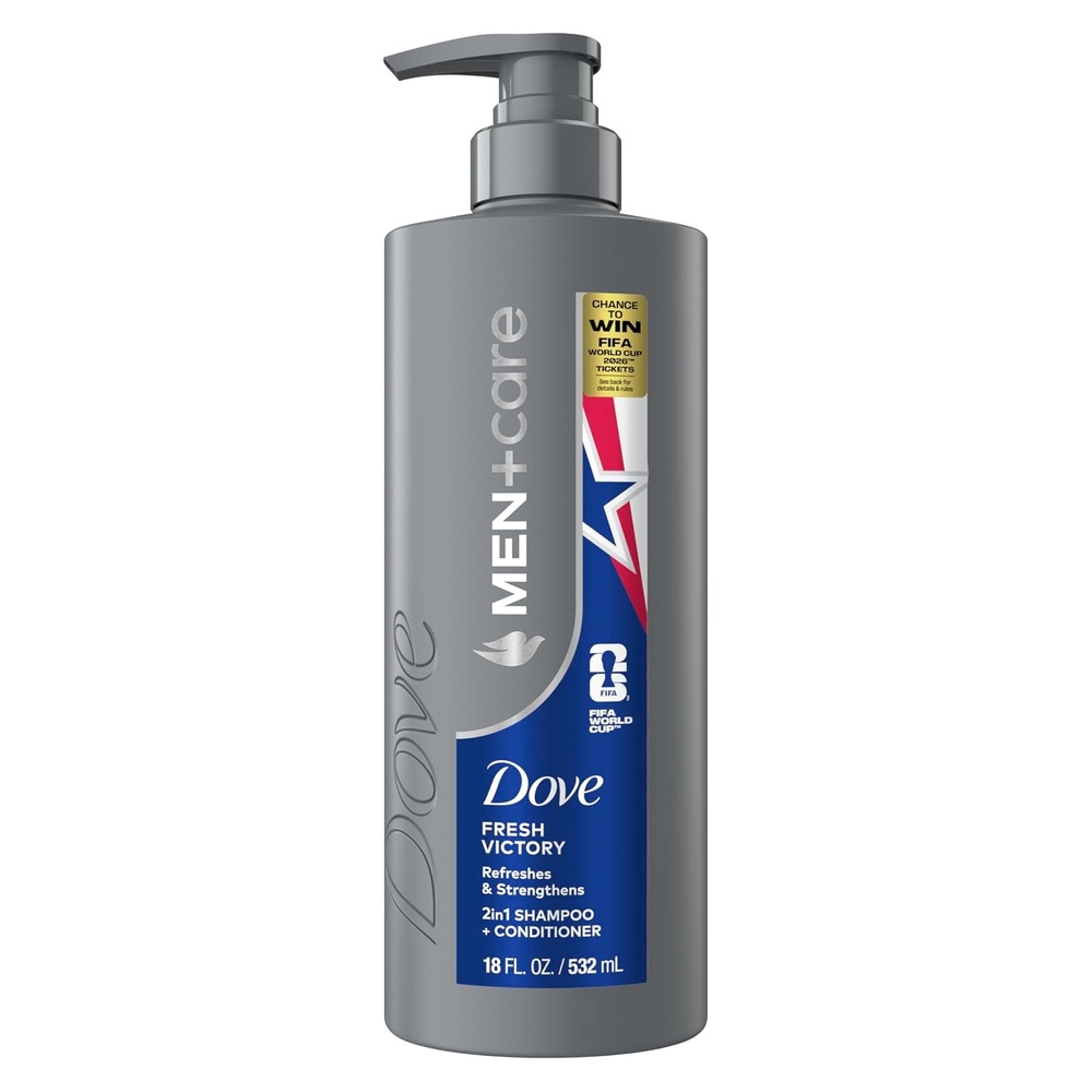 image:imageDOVE MEN CARE Hair Care 1 count Fresh Victory to Refresh amp Strengthen Hair with a Chance to Win FIFA WORLD CUP 2026 Tickets 18 Fl oz
