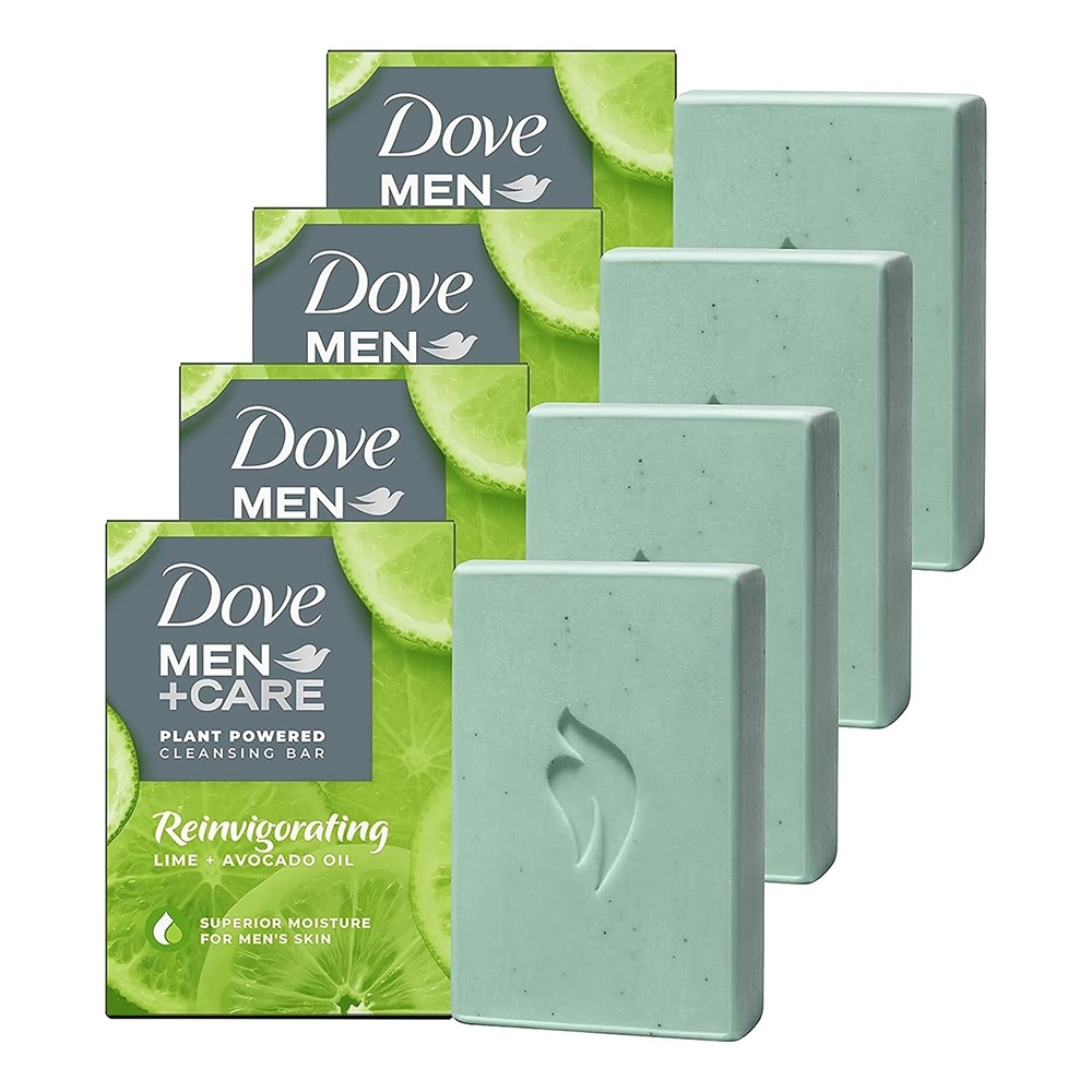 image:imageDOVE MEN  CARE Natural Essential Oil Bar Soap Lime  Avocado Oil t 5 ozLime  Avocado Oil