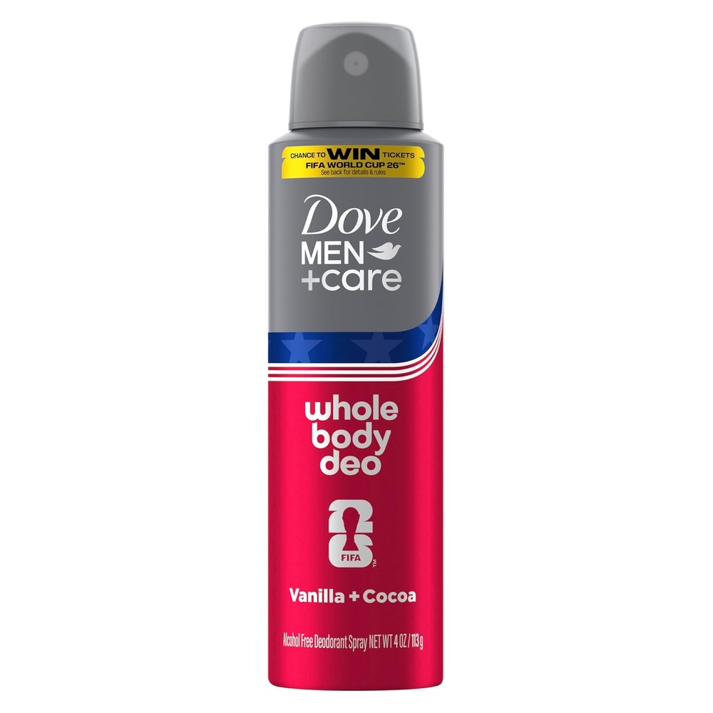 image:imageDove Men Whole Body AluminumFree Deodorant Spray Vanilla Cocoa 4 oz