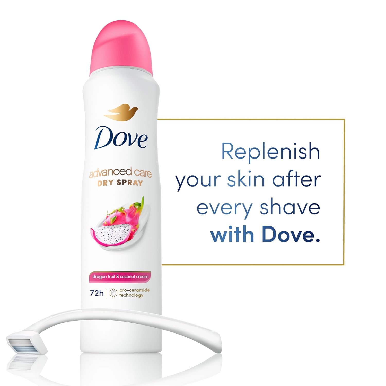 image:imageDove Advanced Care Antiperspirant Deodorant Spray Dragon Fruit 38oz 3PK