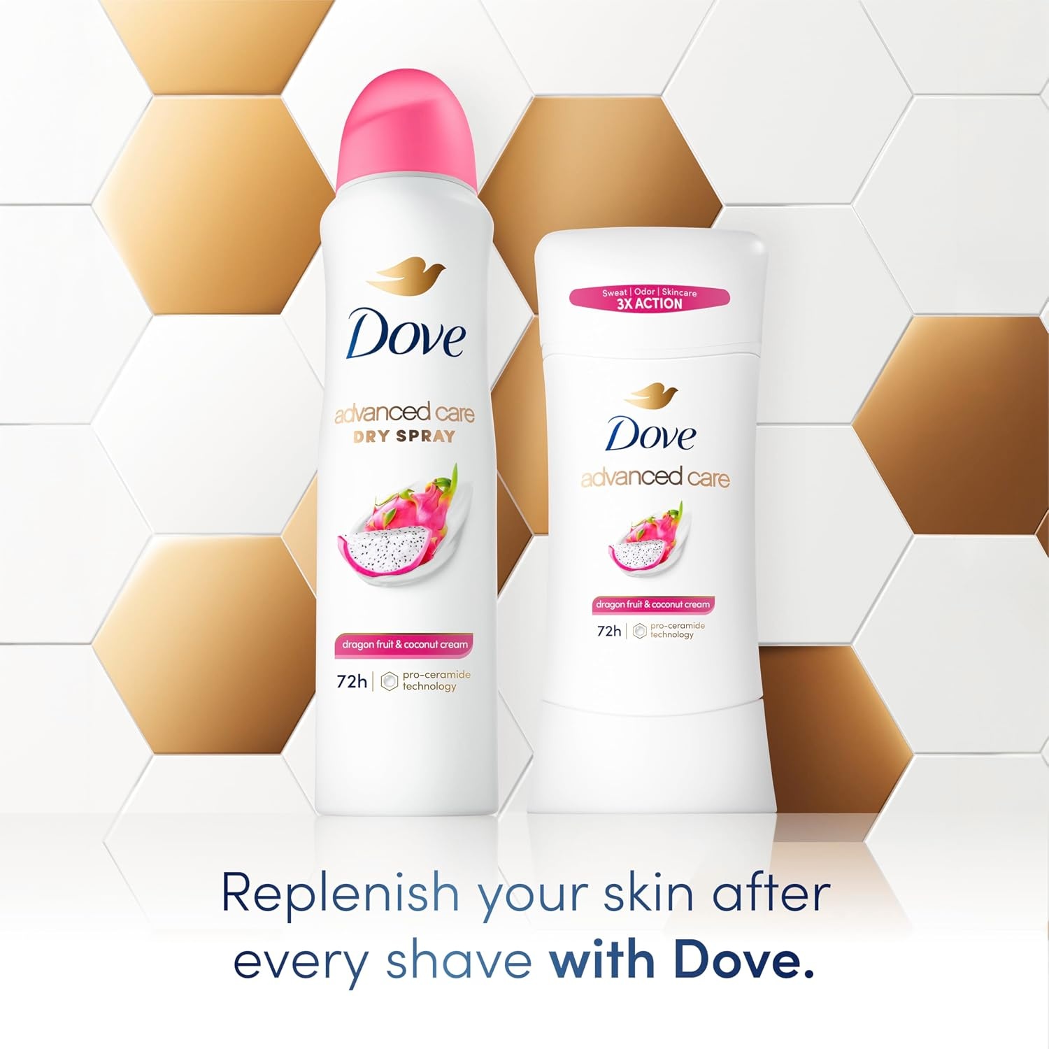 image:imageDove Advanced Care Antiperspirant Dragon Fruit amp Coconut 26 oz 3PK26 Ounce Pack of 3