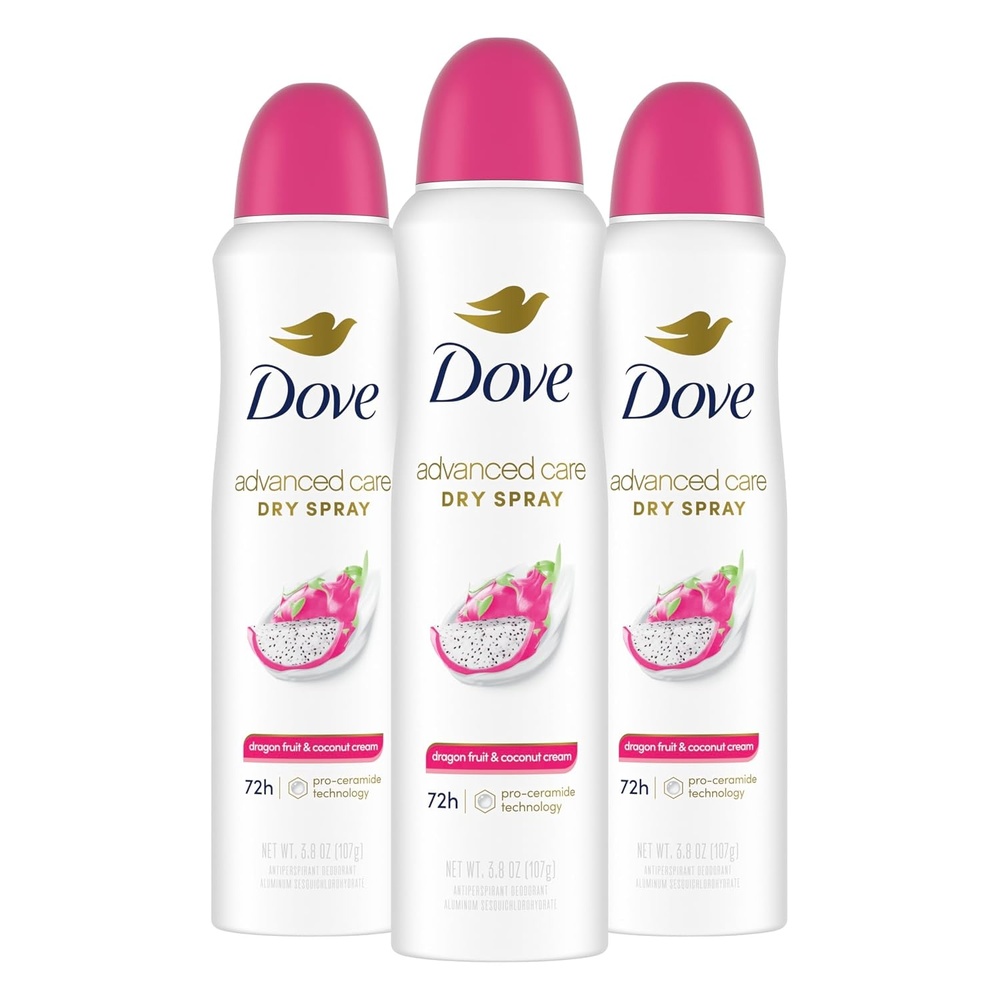 image:imageDove Advanced Care Antiperspirant Deodorant Spray Dragon Fruit 38oz 3PK