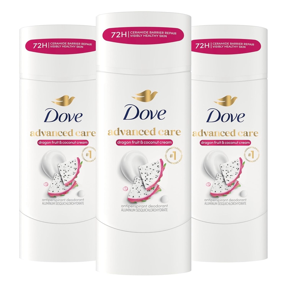 image:imageDove Advanced Care Antiperspirant Dragon Fruit amp Coconut 26 oz 3PK26 Ounce Pack of 3