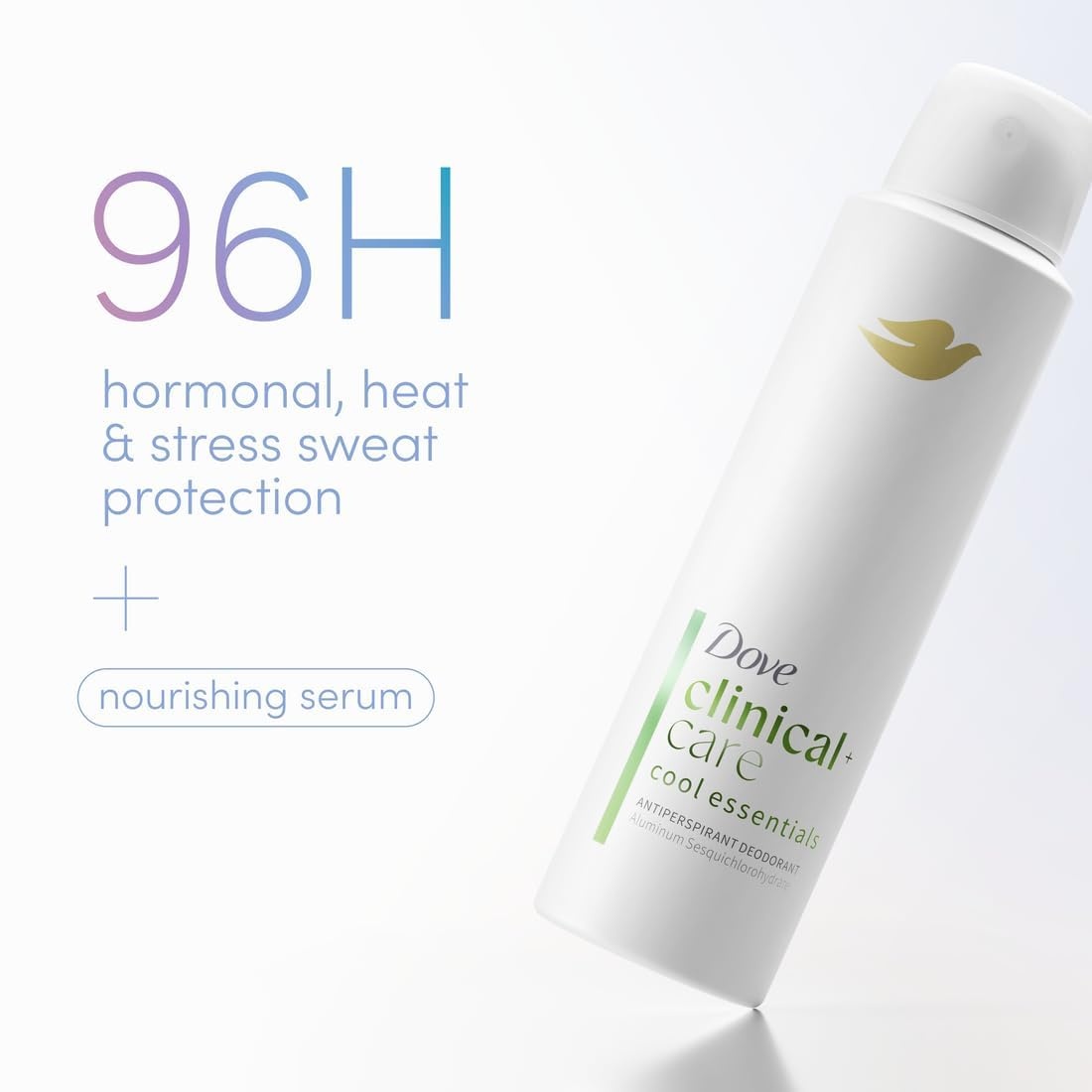 image:imageDove Clinical Care Cool Essentials Antiperspirant Dry Spray 38 oz