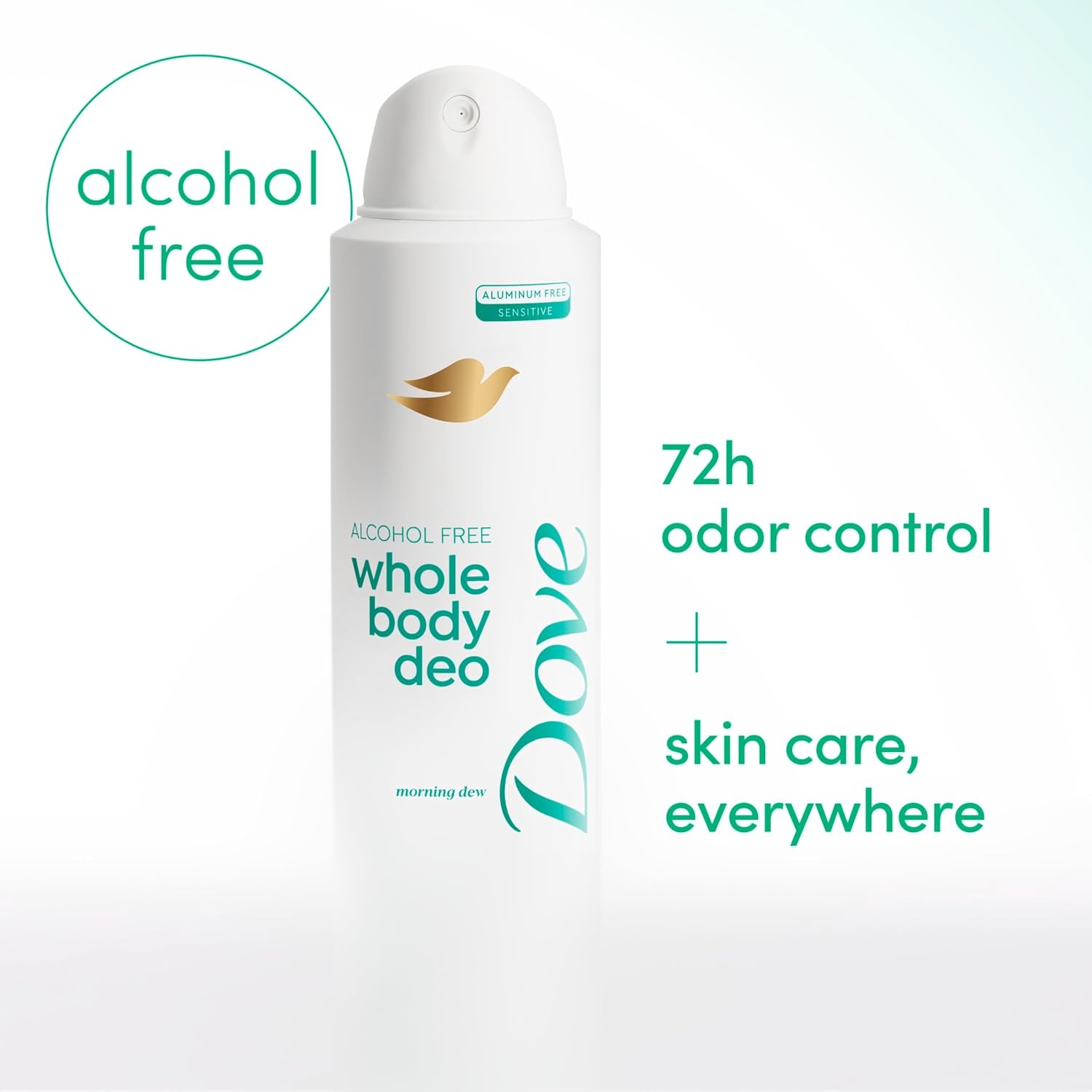 image:imageDove Morning Dew AlcoholFree Whole Body Deodorant Spray 4 oz