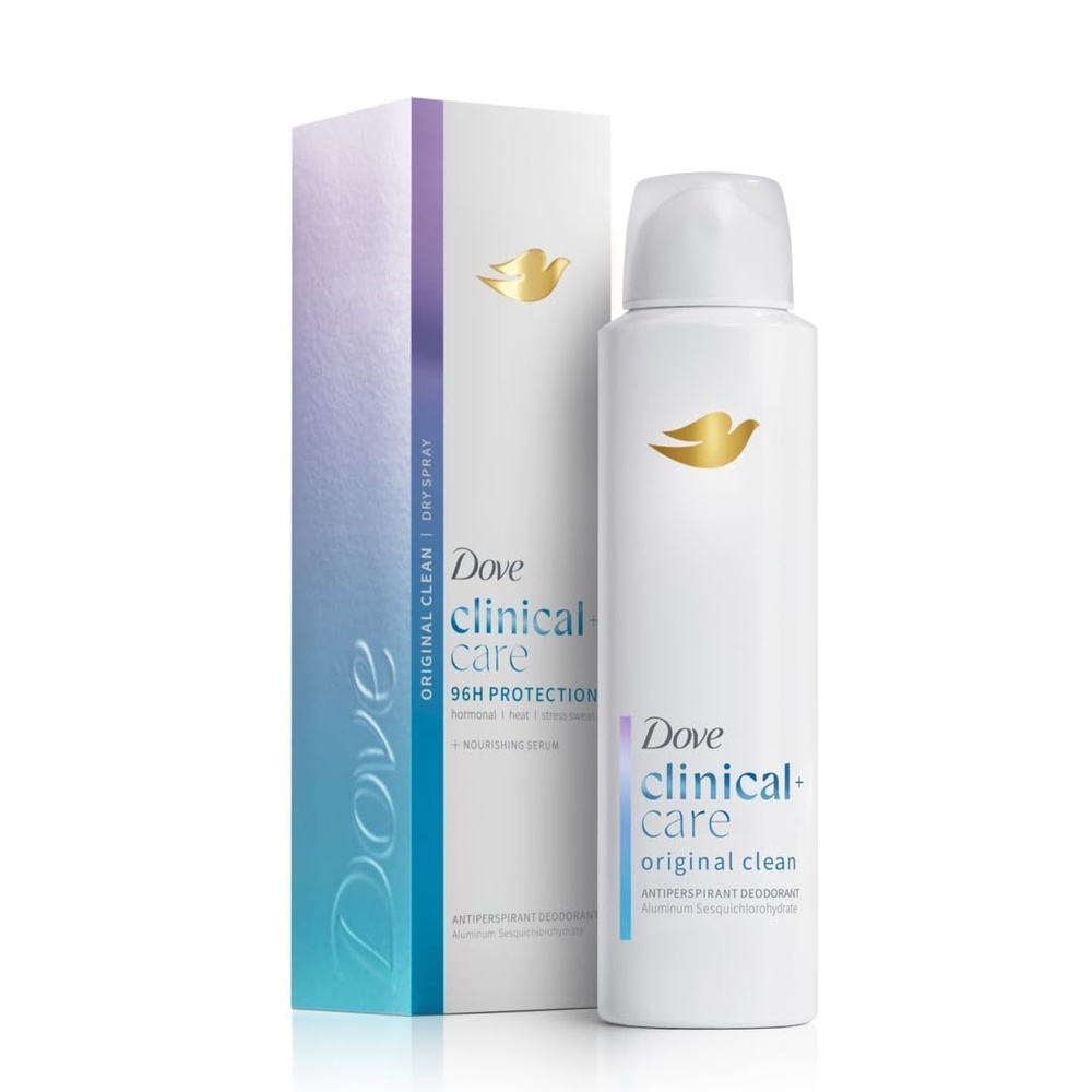 image:imageDove Clinical Care Original Clean Antiperspirant Dry Spray 38 oz