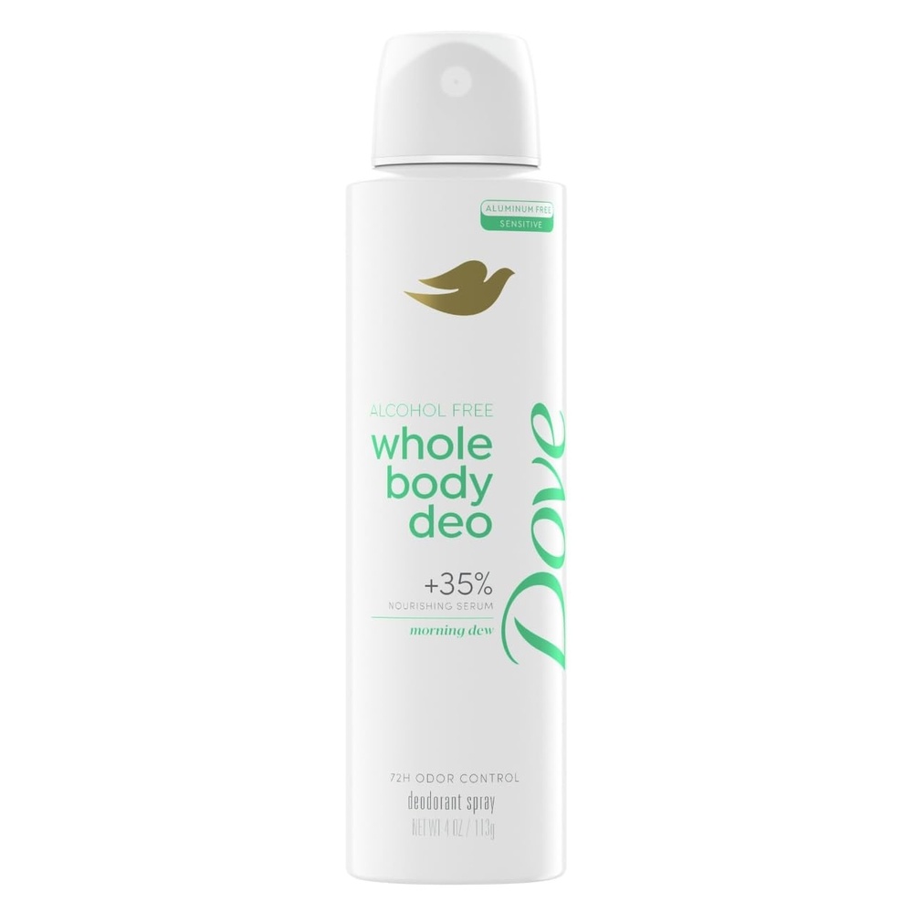 image:imageDove Morning Dew AlcoholFree Whole Body Deodorant Spray 4 oz
