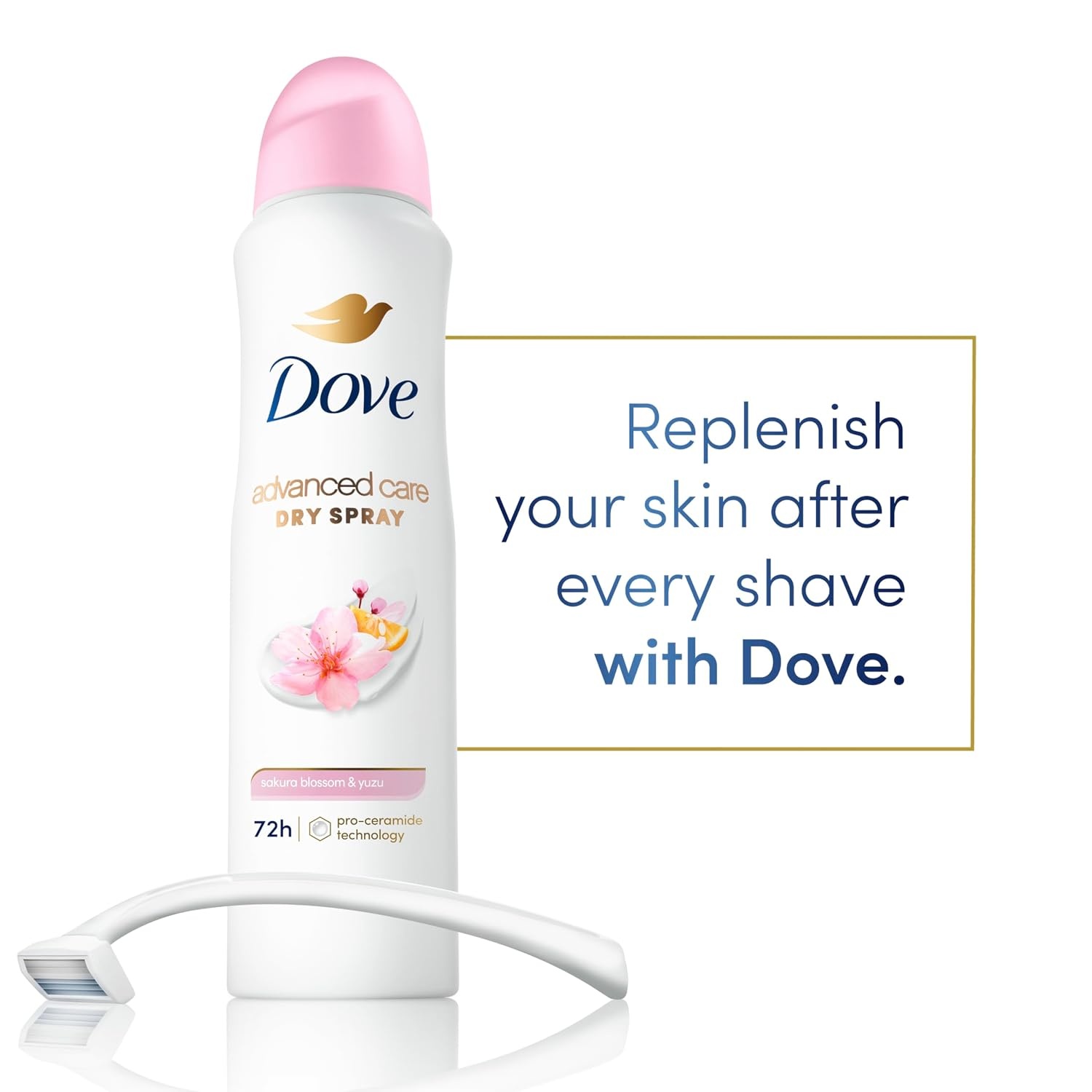 image:imageDove Advanced Care Antiperspirant Spray Sakura Blossom amp Yuzu 38oz 3PK