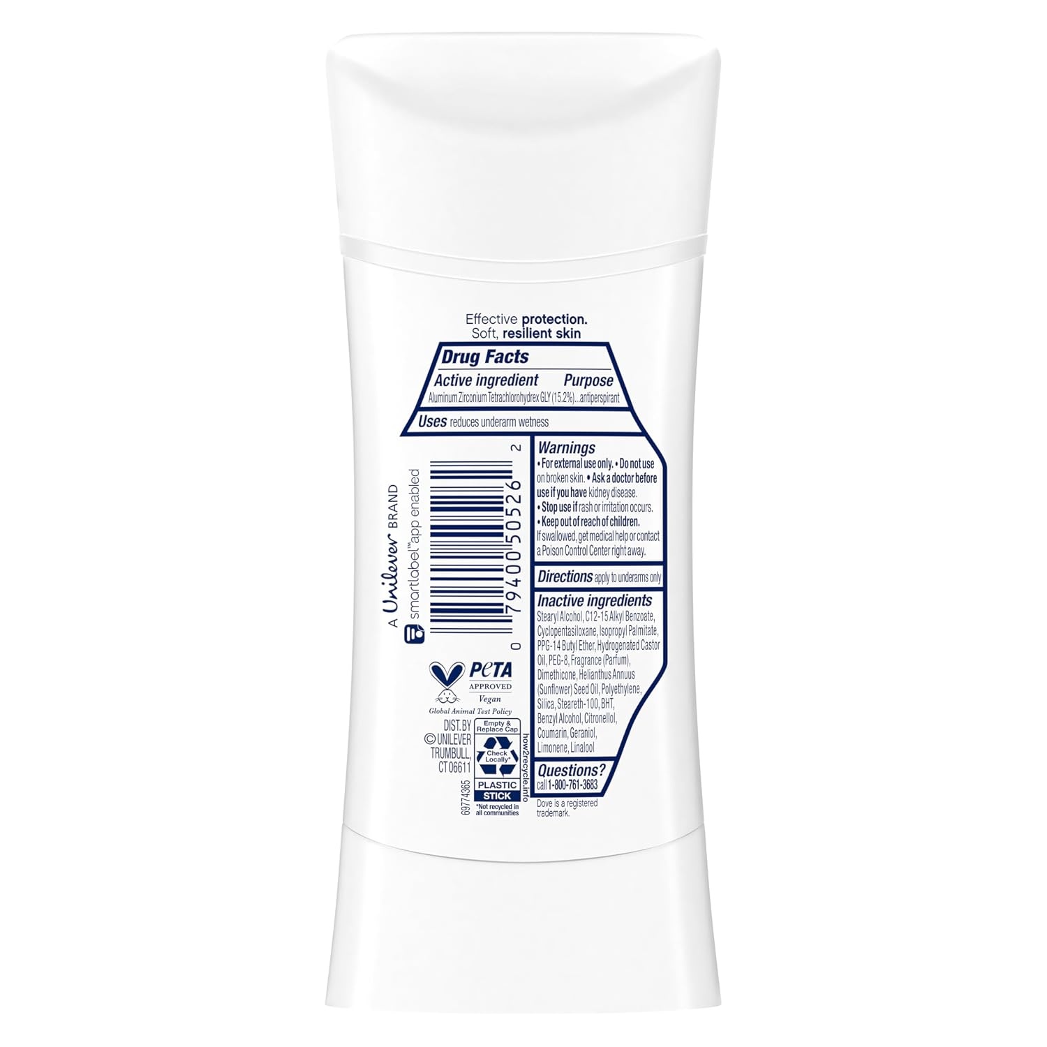 image:imageDove Advanced Care Antiperspirant Deodorant Peach amp Chamomile 26 oz 4PK