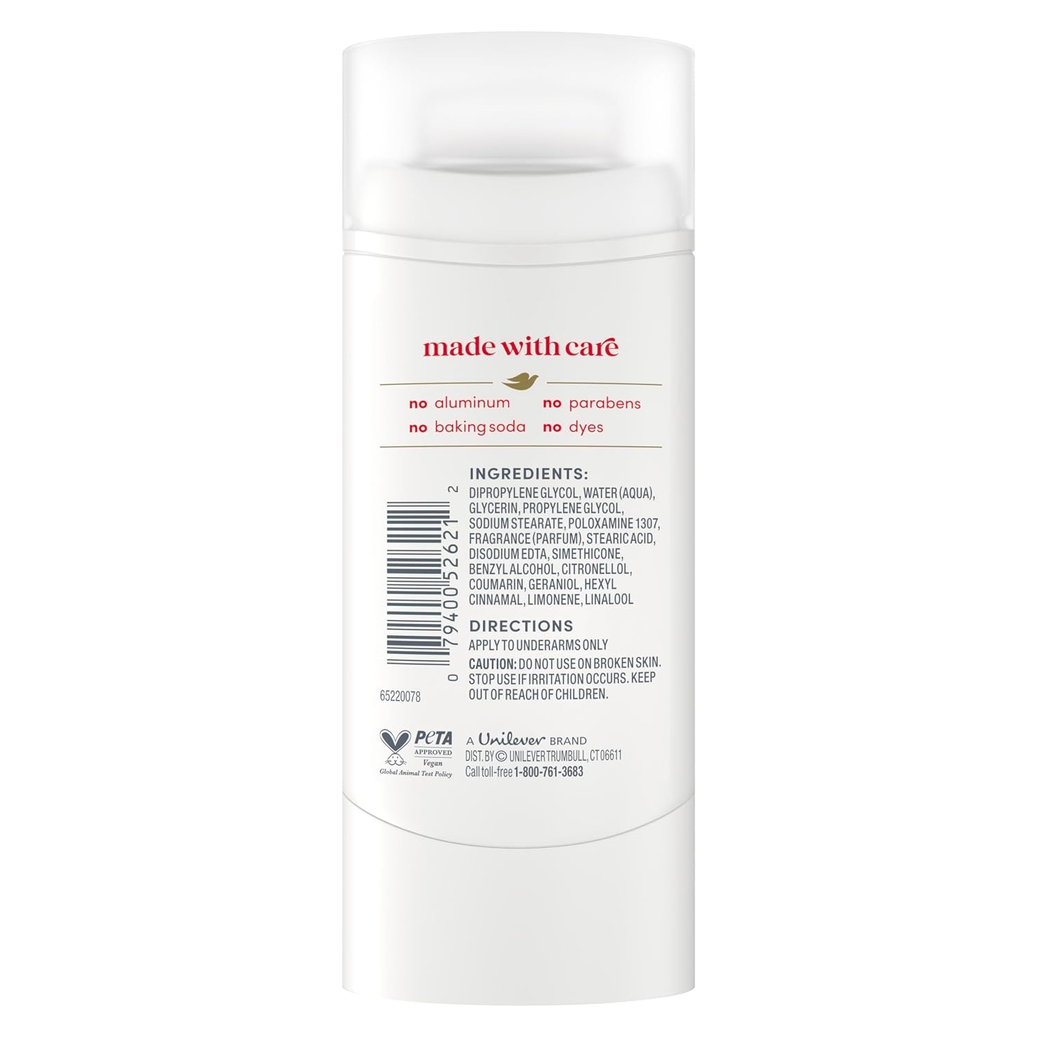image:imageDove Deodorant Stick Berry Spritz Aluminum Free 24 oz24 Ounce Pack of 12