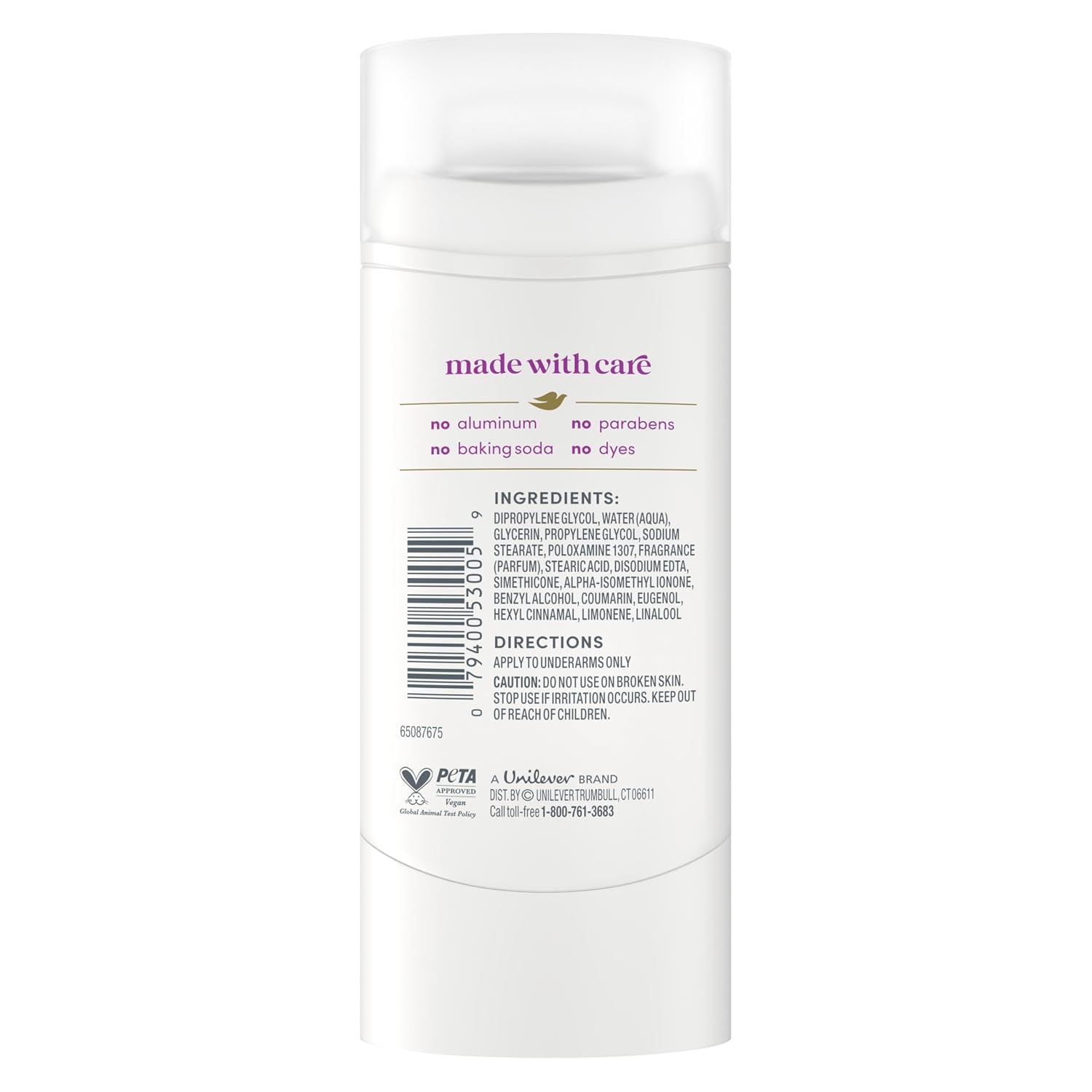 image:imageDove Deodorant Stick Coconut amp Pink Jasmine Aluminum Free 24 OzCoconut Jasmine