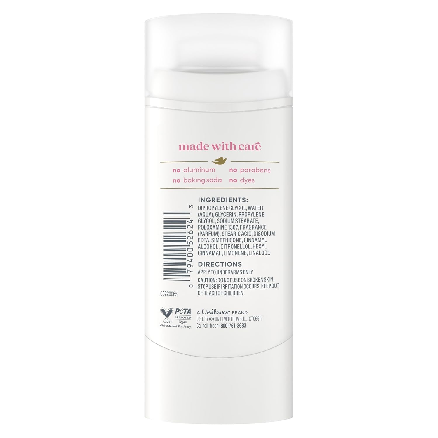 image:imageDove Deodorant Stick Rose Mist Aluminum Free 24 oz24 Ounce Pack of 1