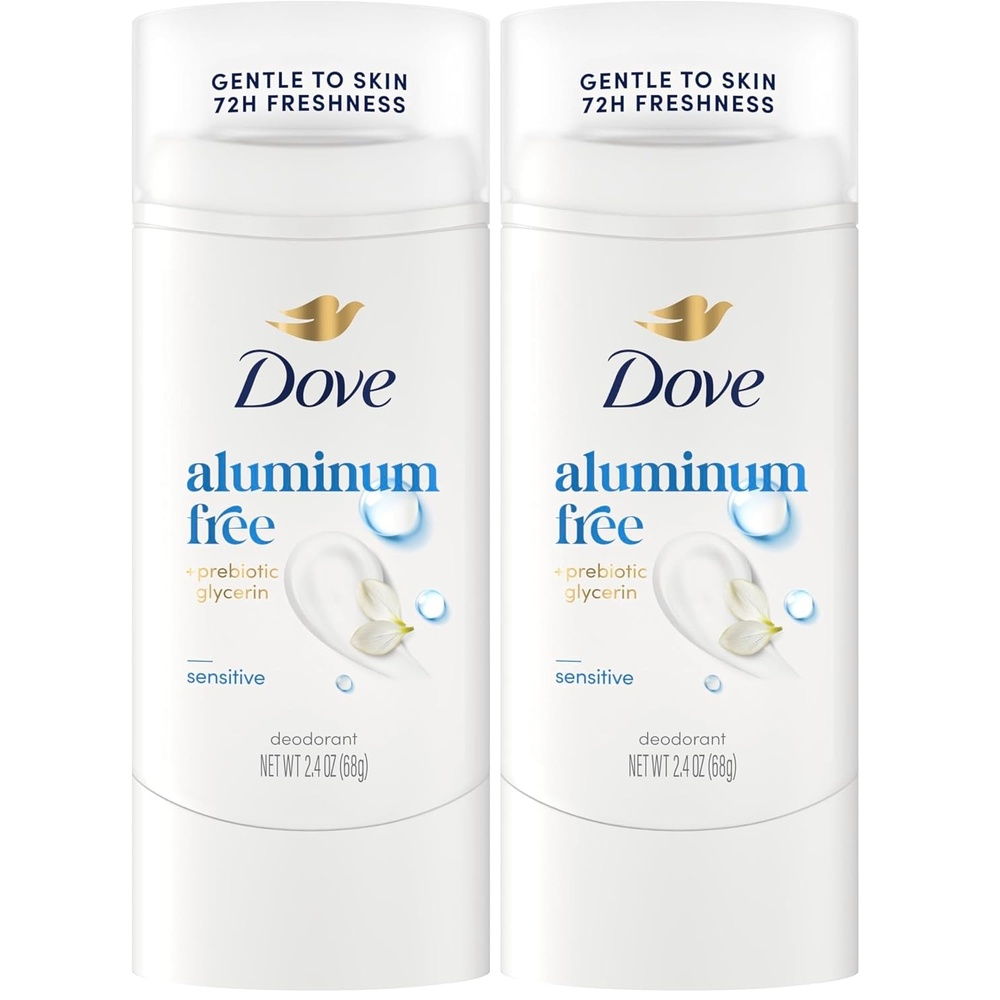 image:imageDove Deodorant Stick Sensitive Aluminum Free 24 oz24 Ounce Pack of 2