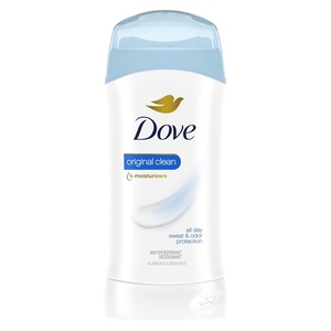 Dove Antiperspirant Deodorant, Original Clean, 2.6 oz(2.6 Ounce (Pack of 1))