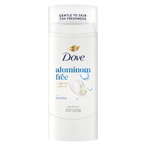 Dove Deodorant Stick Sensitive Aluminum Free 2.4 oz(2.4 Ounce (Pack of 1))